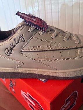 Patrick Ewing Rebound Low-Top Sneakers in Beige